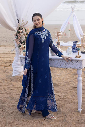Azure Luxury Chiffon Adda Work Collection