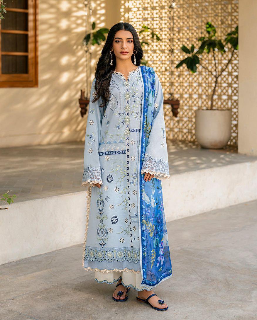 Roheenaz Luxury Lawn Edition With Monark Dupatta